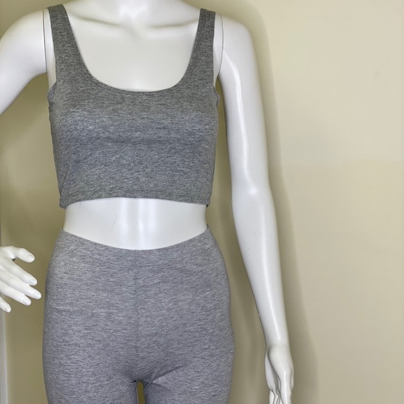 Biker Short Set (Grey) - Picture 2 of 3